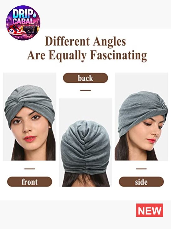 Cotton Slouchy Beanie Hip-Hop Soft Lightweight Running Beanie Adult Skull Hat main image 5